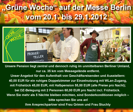 Gr&uuml;ne Woche Berlin